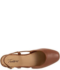 Trotters Dottie Leather Slingback Pumps