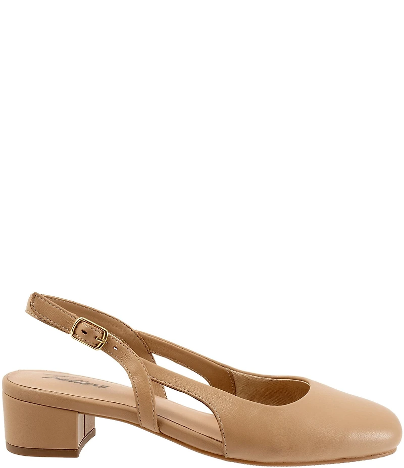 Trotters Dottie Leather Slingback Pumps