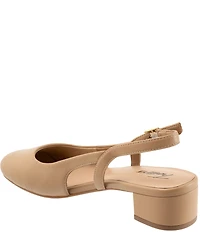 Trotters Dottie Leather Slingback Pumps