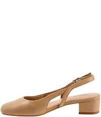 Trotters Dottie Leather Slingback Pumps