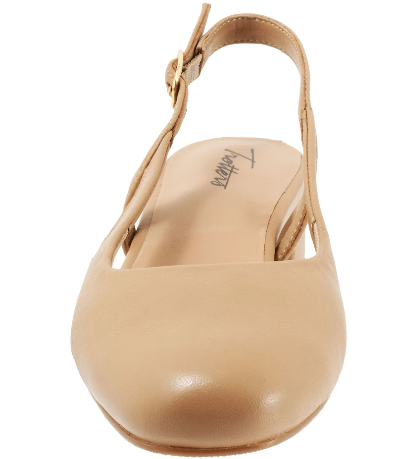 Trotters Dottie Leather Slingback Pumps