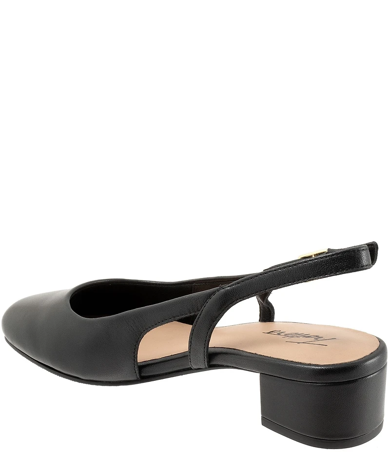 Trotters Dottie Leather Slingback Pumps
