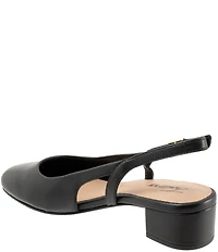 Trotters Dottie Leather Slingback Pumps