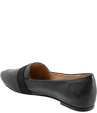 Trotters Emmett Leather Buckle Hardware Strap Flats