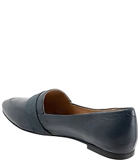 Trotters Emmett Leather Buckle Hardware Strap Flats