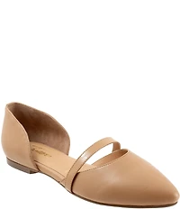 Trotters Emory Leather Pointed Toe Flats
