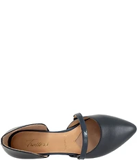 Trotters Emory Leather Pointed Toe Flats