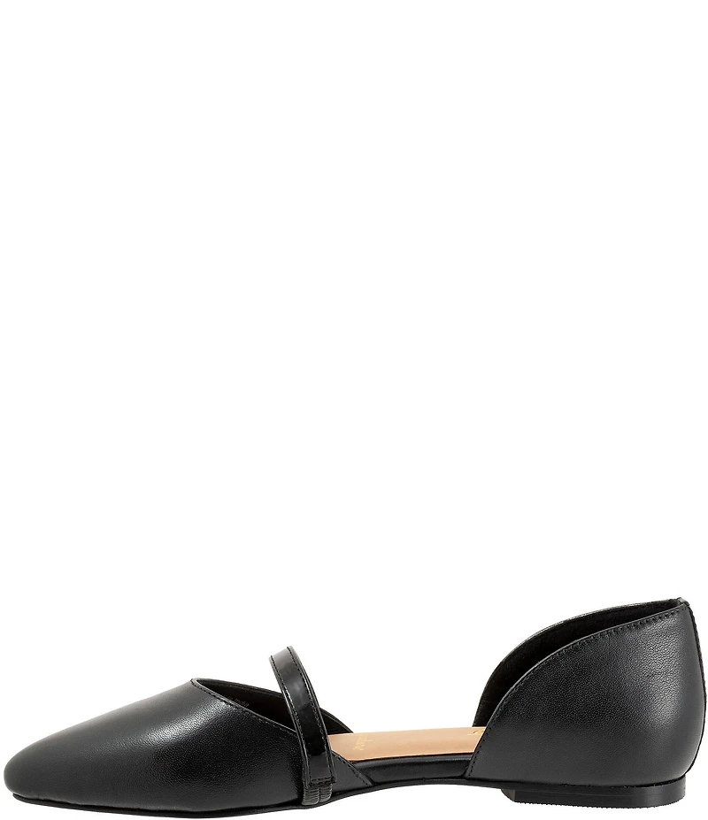 Trotters Emory Leather Pointed Toe Flats