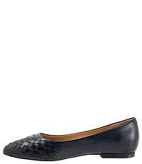 Trotters Estee Woven Leather Flats