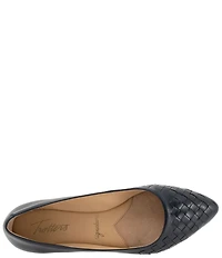 Trotters Estee Woven Leather Flats