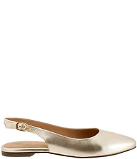 Trotters Evelyn Leather Slingback Flats