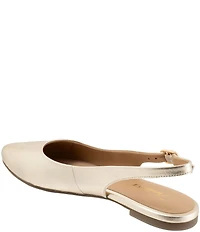 Trotters Evelyn Leather Slingback Flats