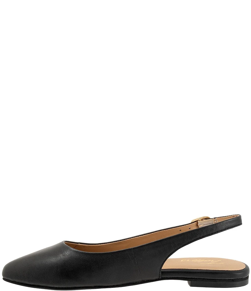 Trotters Evelyn Leather Slingback Flats