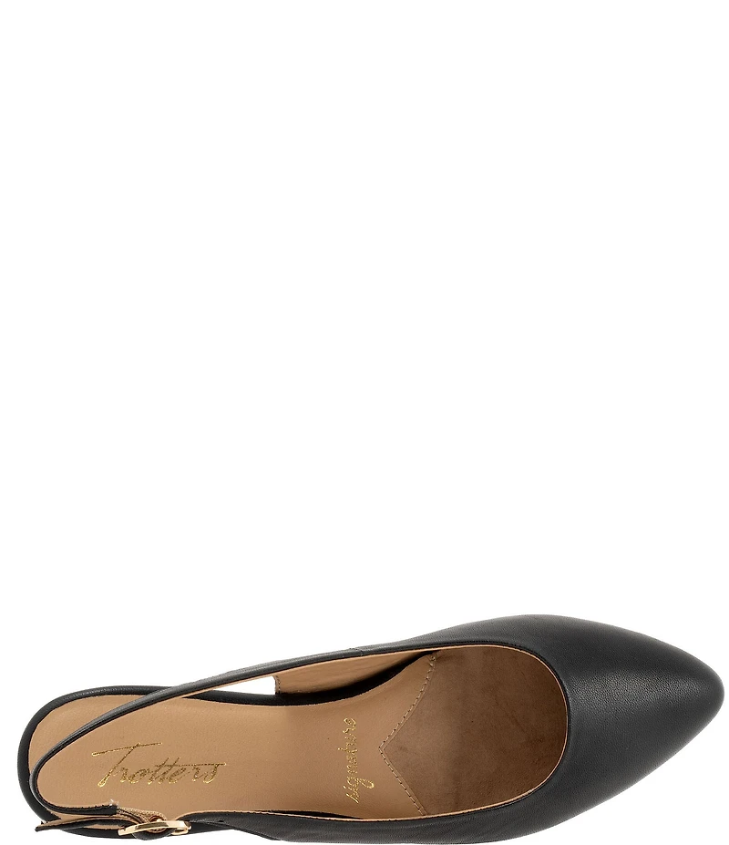 Trotters Evelyn Leather Slingback Flats