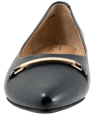 Trotters Everly Leather Pointed Toe Flats