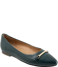 Trotters Everly Leather Pointed Toe Flats