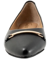 Trotters Everly Leather Pointed Toe Flats