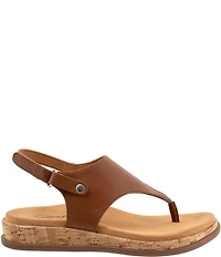 Trotters Garret Leather Slingback Thong Sandals