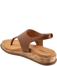 Trotters Garret Leather Slingback Thong Sandals
