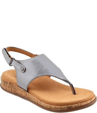 Trotters Garret Leather Thong Sandals