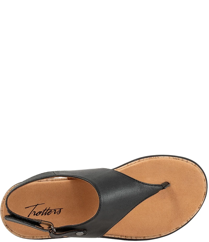 Trotters Garret Leather Thong Sandals