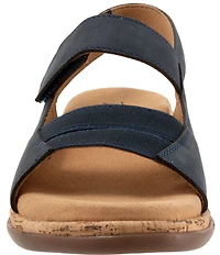 Trotters Gemini Nubuck Suede Adjustable Sandals