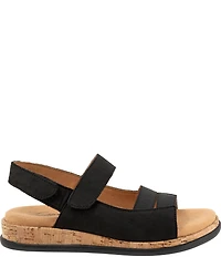 Trotters Gemini Nubuck Suede Adjustable Sandals