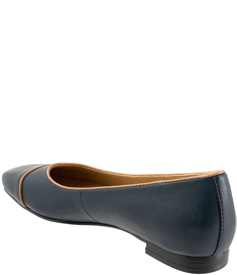 Trotters Harbor Leather Square Toe Flats