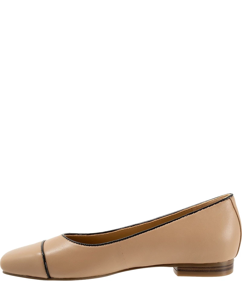 Trotters Harbor Leather Square Toe Flats