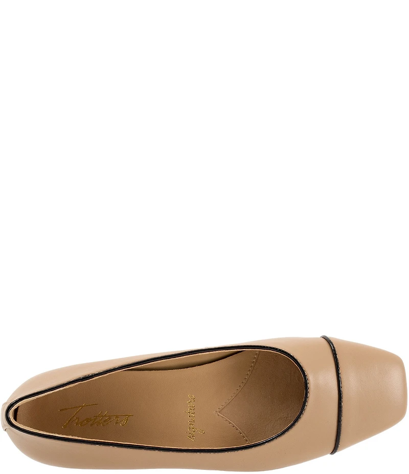 Trotters Harbor Leather Square Toe Flats