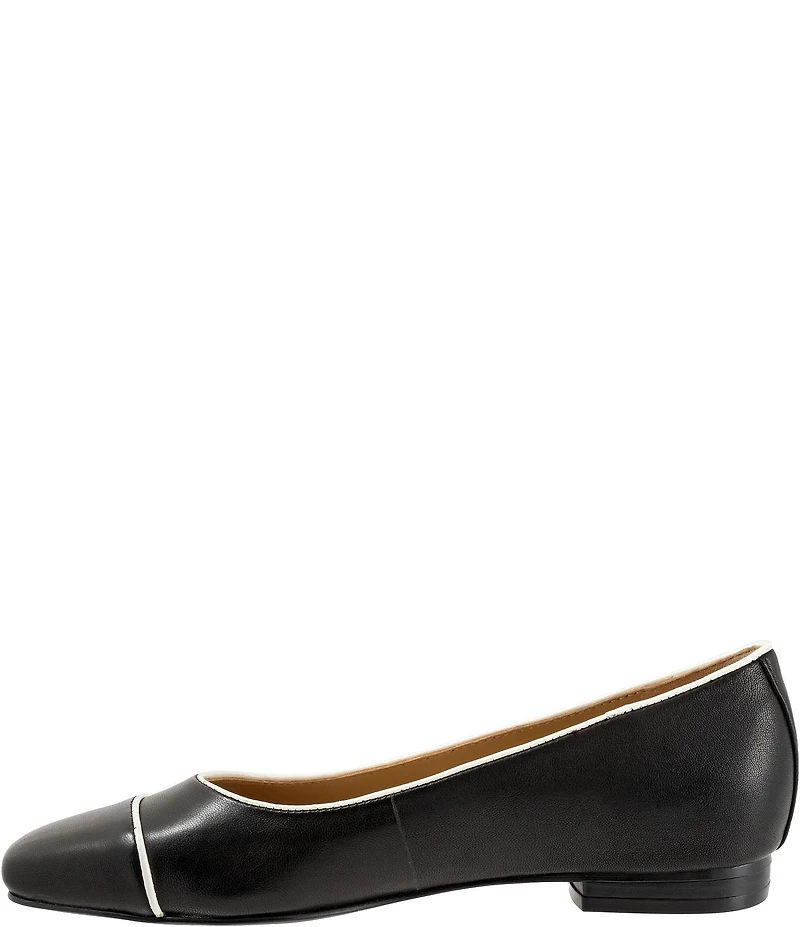 Trotters Harbor Leather Square Toe Flats