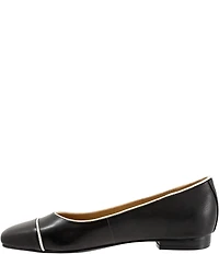 Trotters Harbor Leather Square Toe Flats