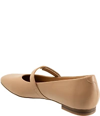 Trotters Hazel Leather Square Toe Mary Jane Flats