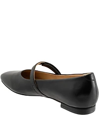 Trotters Hazel Leather Square Toe Mary Jane Flats