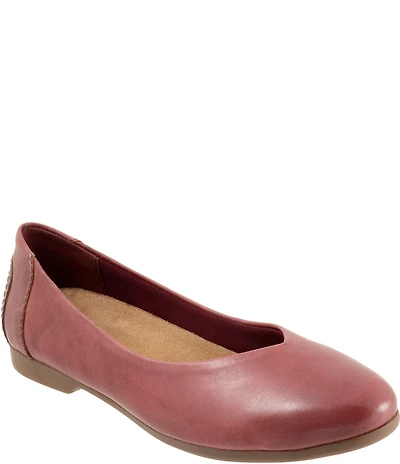 Trotters Iris Leather Ballet Flats