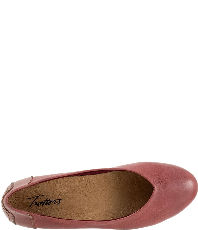 Trotters Iris Leather Ballet Flats