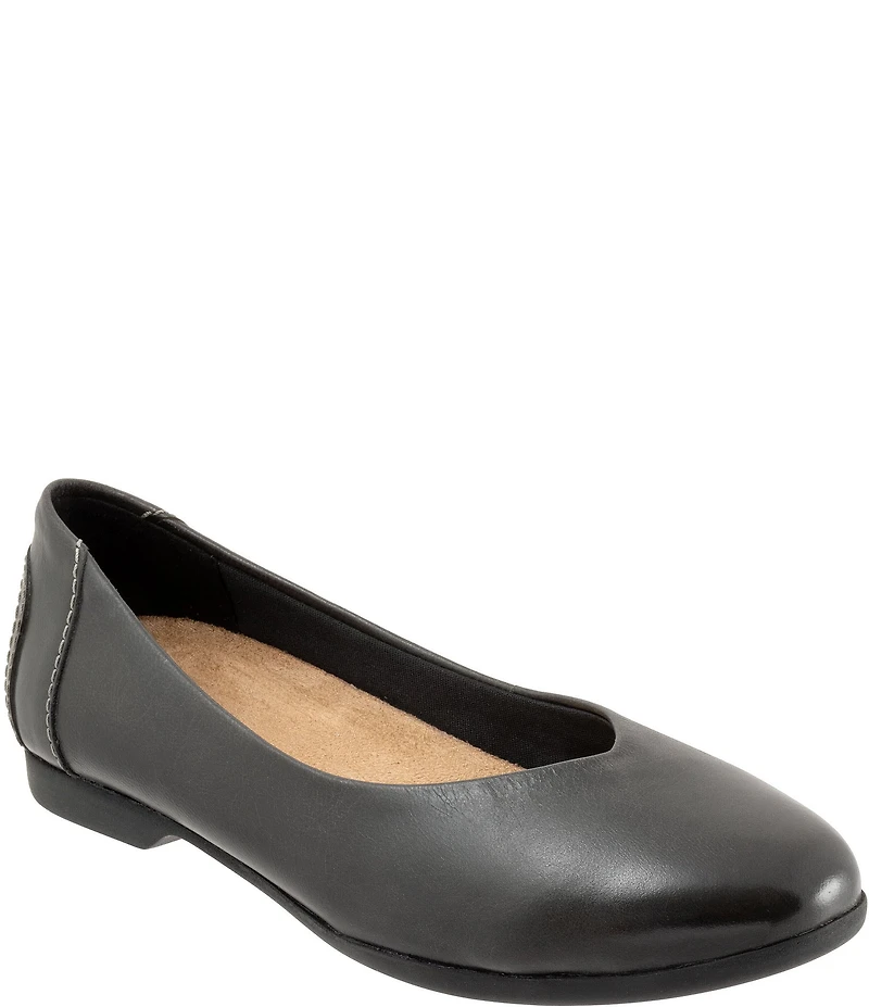 Trotters Iris Leather Ballet Flats