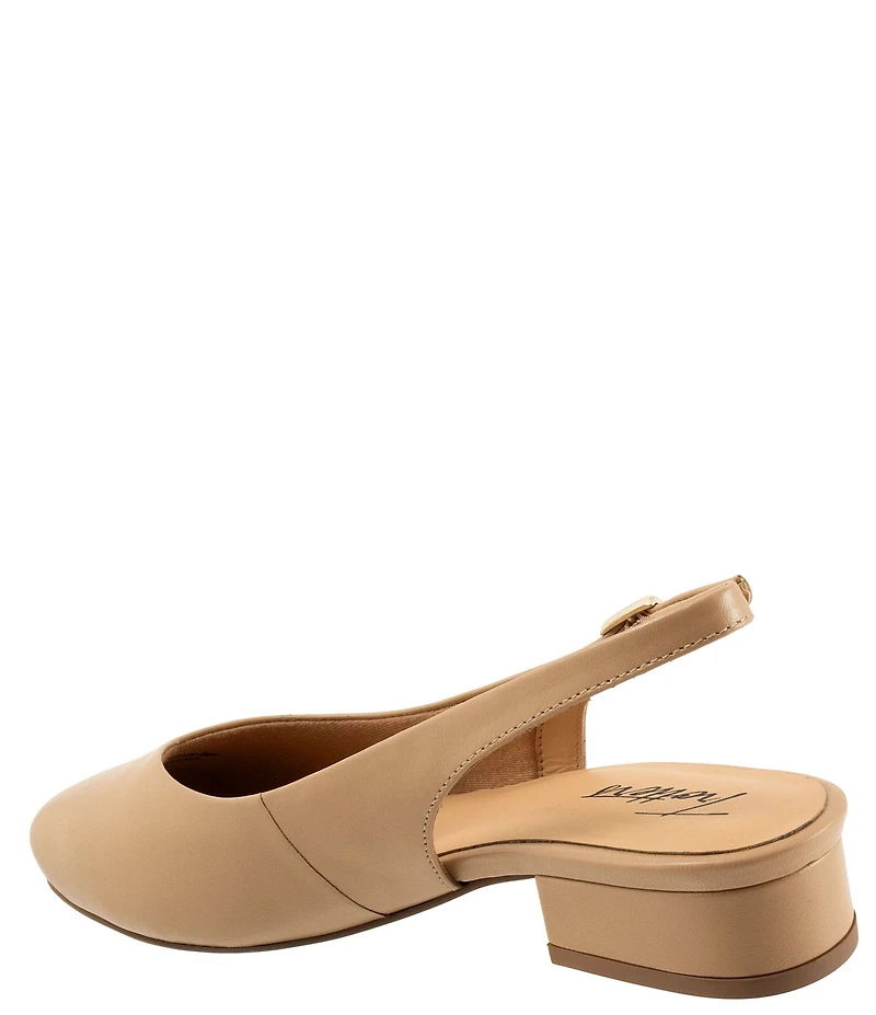 Trotters Jessa Leather Slingback Pumps