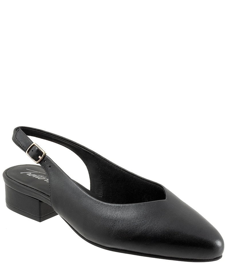 Trotters Jessa Leather Slingback Pumps