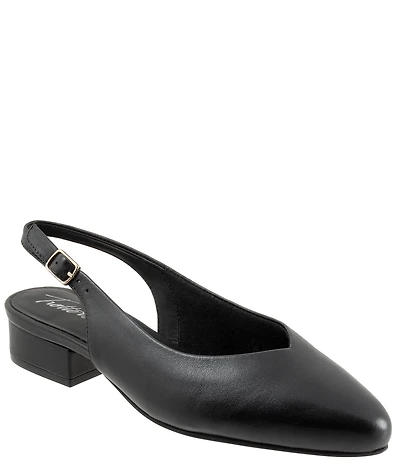 Trotters Jessa Leather Slingback Pumps