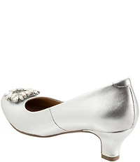 Trotters Kate Bridal Jewel Ornament Leather Dress Pumps