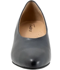 Trotters Kimber Leather Kitten Heel Pumps
