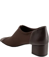 Trotters Lennon Peep Toe Block Heel Pumps