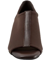 Trotters Lennon Peep Toe Block Heel Pumps