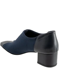 Trotters Lennon Peep Toe Block Heel Pumps