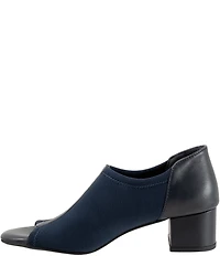 Trotters Lennon Peep Toe Block Heel Pumps