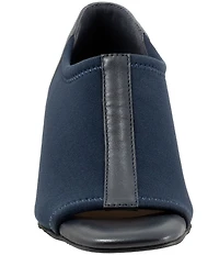 Trotters Lennon Peep Toe Block Heel Pumps