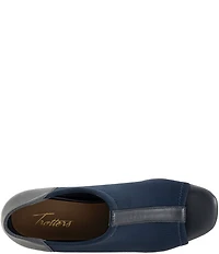 Trotters Lennon Peep Toe Block Heel Pumps