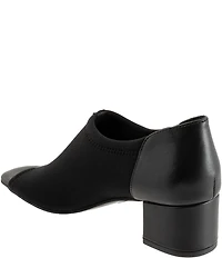 Trotters Lennon Peep Toe Block Heel Pumps