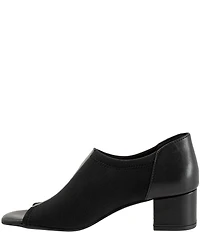 Trotters Lennon Peep Toe Block Heel Pumps